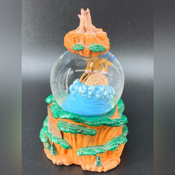 Disney Parks Splash Mountain Mini Snow Globe 3.5” tall Brer Rabbit Glitter. - Picture 3 of 12
